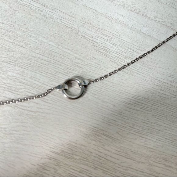 Celine silver knot necklace - preowned - Picture 3 of 6